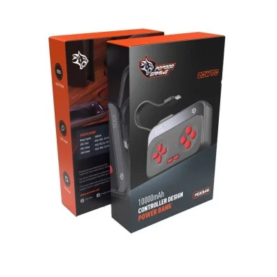 Porodo Gaming 10000Mah Controller Design Power Bank - Red \ Black